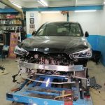 BMW X1.  Работа с алюминиевыми деталями. Сборка авто в кучу.